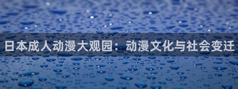 omofun国漫排行榜：日本成人动漫大观园：动漫文化与社会变迁配图
